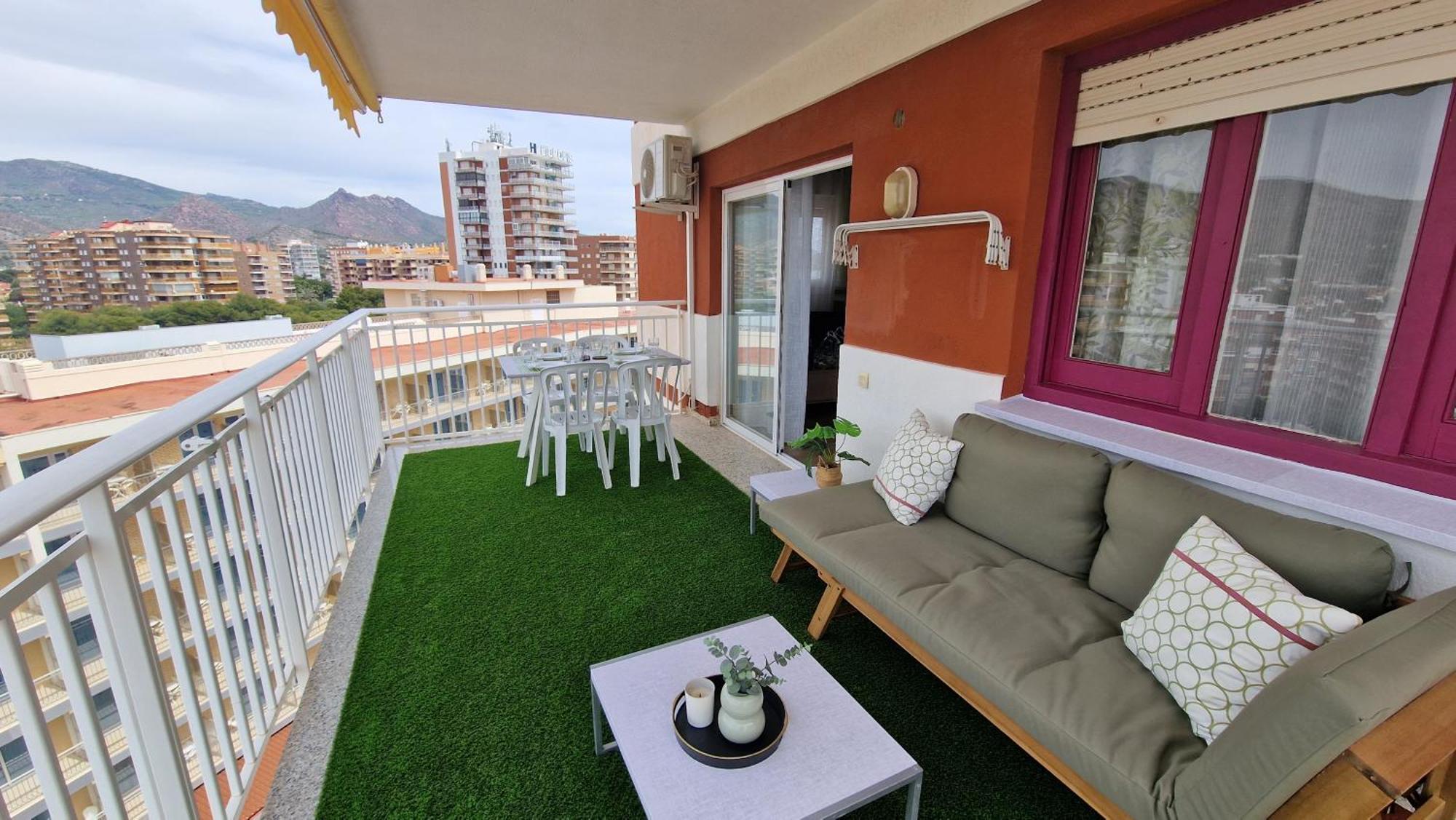 Incredible Seafront With Sunrise And Sunset Views Apartamento Benicàssim Exterior foto